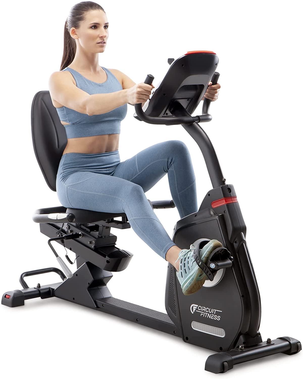 Circuit Fitness Recumbent Magnetic Exercise Bike