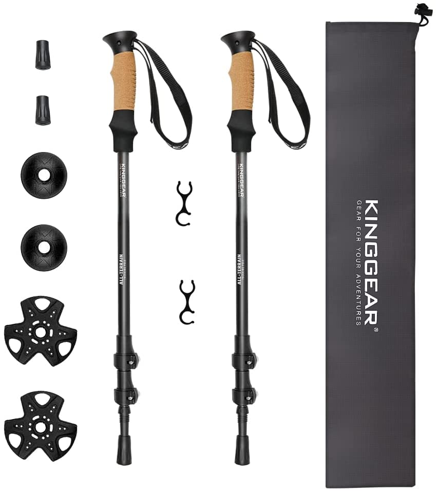 2 KINGGEAR Trekking Poles
