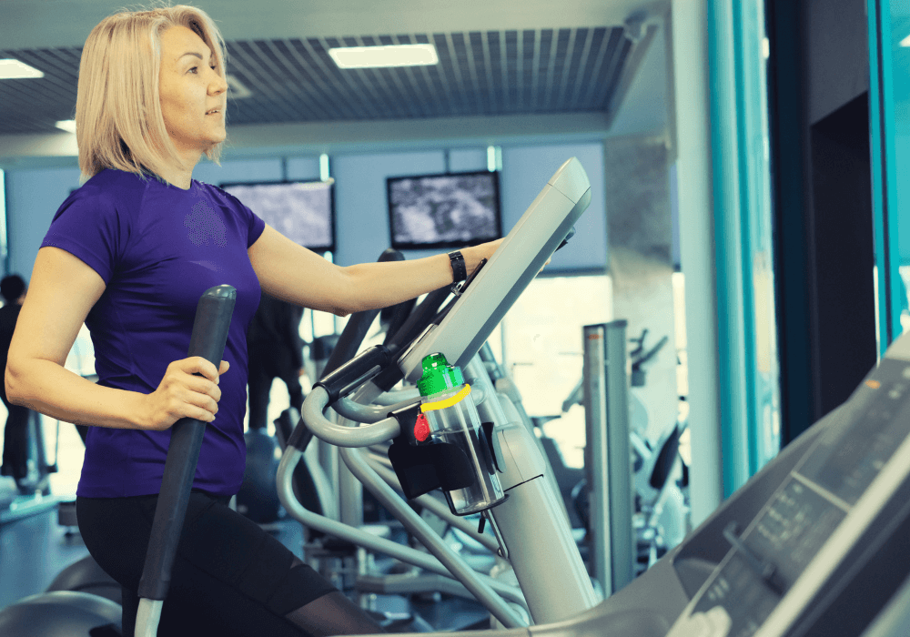 senior exercising with an elliptical machine best elliptical for seniors