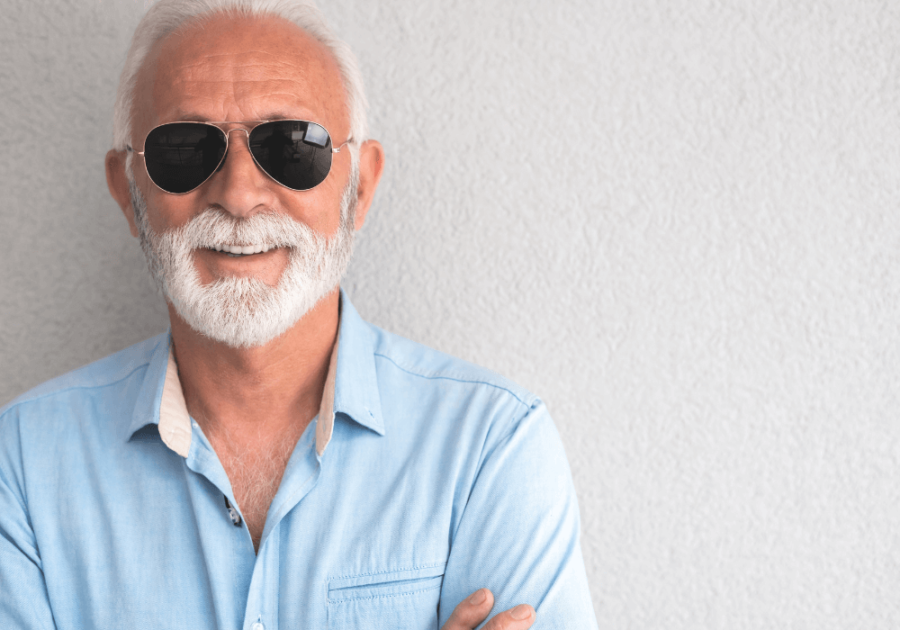 senior man smiling badass grandpa names