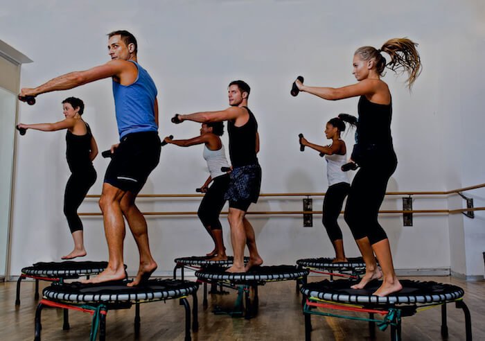 group exercise benefits of rebounding