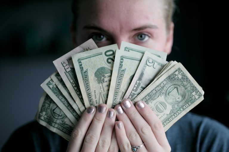 woman with money, money quotes