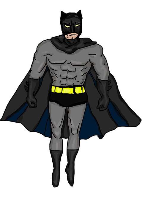蝙蝠侠，易于画画