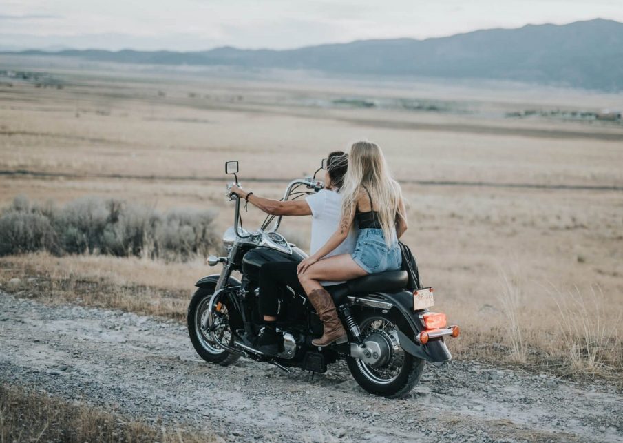 couple on motorcycle, badass quotes