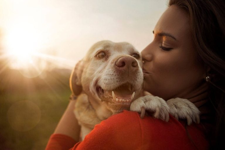 woman and dog, things to cheer you up