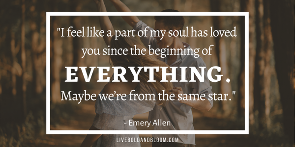 emery allen quote Soulmate Quotes