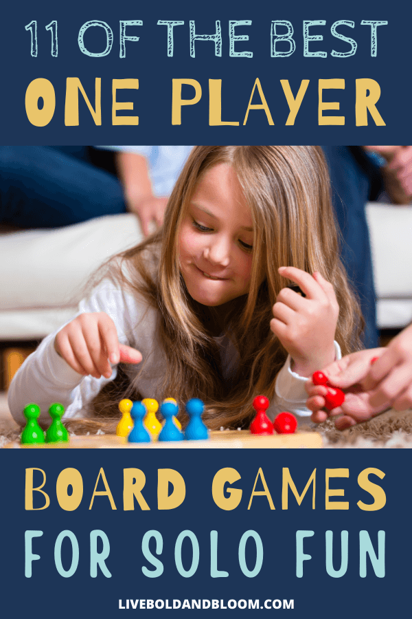 Are you looking for something to do while alone? Add some fun into your solitude with these one player board games.