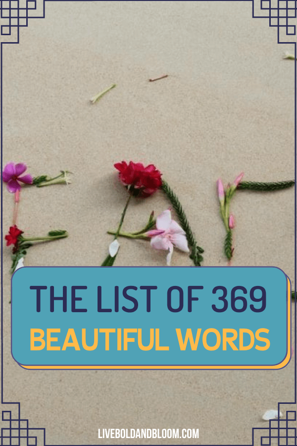 无论你是一个作家还是一个单词爱好者，这369个美丽的单词将扩大你的词汇量，使你成为一个更好的作家和健谈者。