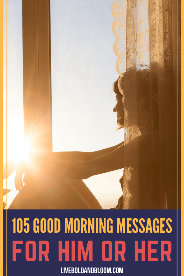 用这个早上的信息列表来分享一个爱的想法。早上发一条短信或手写的便条给他或她一个惊喜。