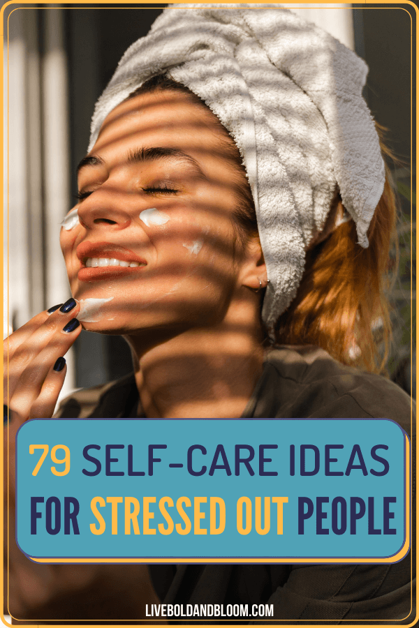 用这个你爱的自我保健想法清单照顾好自己。释放压力和焦虑，发现新的想法更好地照顾好自己。