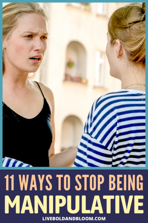 Do you think you are being manipulative to the people around you? Here are ways in this post on how to stop being manipulative.