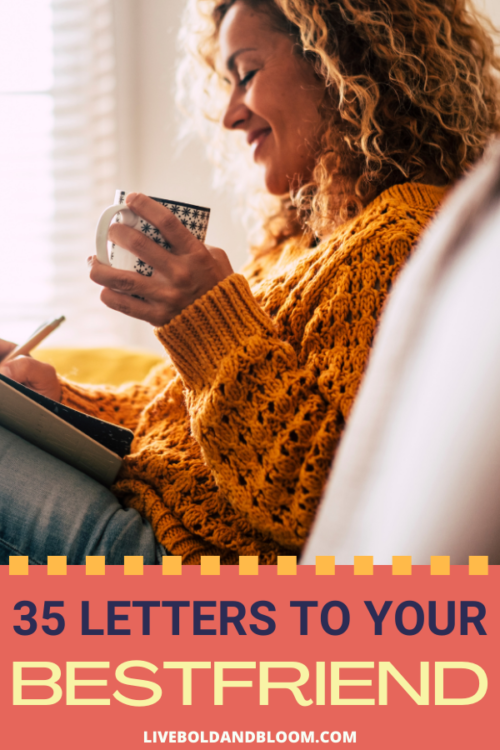 Express your love to your best friend by writing a letter to my best friend using these samples in this post.