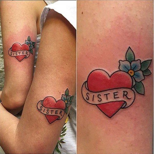 姐妹纹身创意匹配