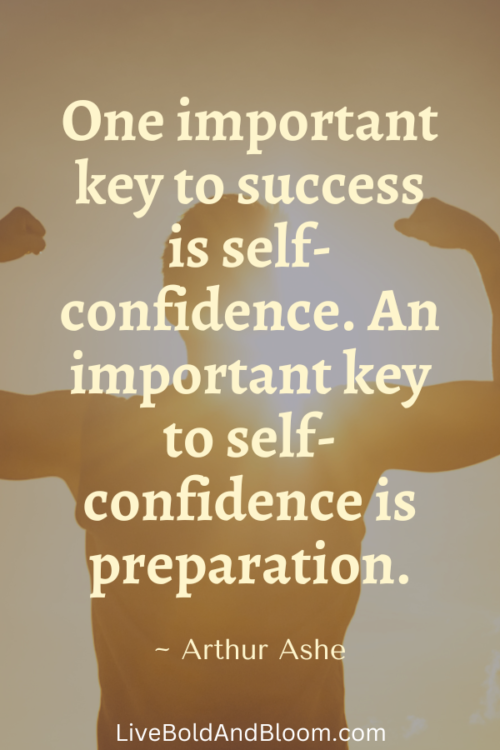 confidence quotes by Arthur Ashe