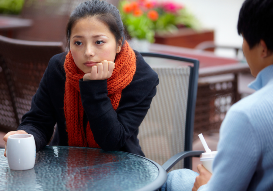 女人在约会时感觉不到肤浅的关系