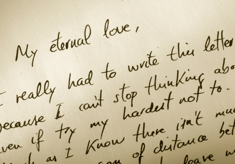 screenshot of letter on paper How to Write a Love Letter