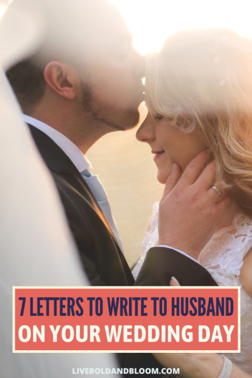 在婚礼当天给丈夫写一封充满感情的情书是很困难的。这里有一些你可以用的例子。