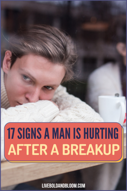 Are you unsure if the breakup has affected him? Find out the signs he's hurting after the breakup as you read this post.