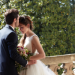 wedding couple man kissing woman's head How to Write a Letter to Your Future Husband 