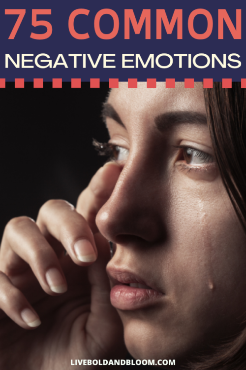 Uncover the spectrum of negative emotions we all experience. Understanding these feelings help you to better manage emotional health.