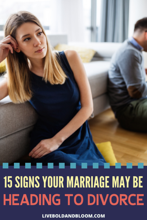 发现你的婚姻可能以离婚告终的惊人迹象。认识到这些指标，尽早解决问题，朝着更健康的关系努力。