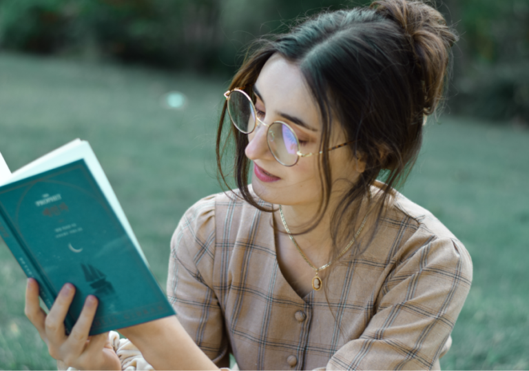 woman outdoors reading book Famous INFP Fictional Characters