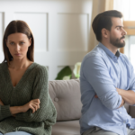 couple sitting with arms crossed not talking Stonewalling Examples