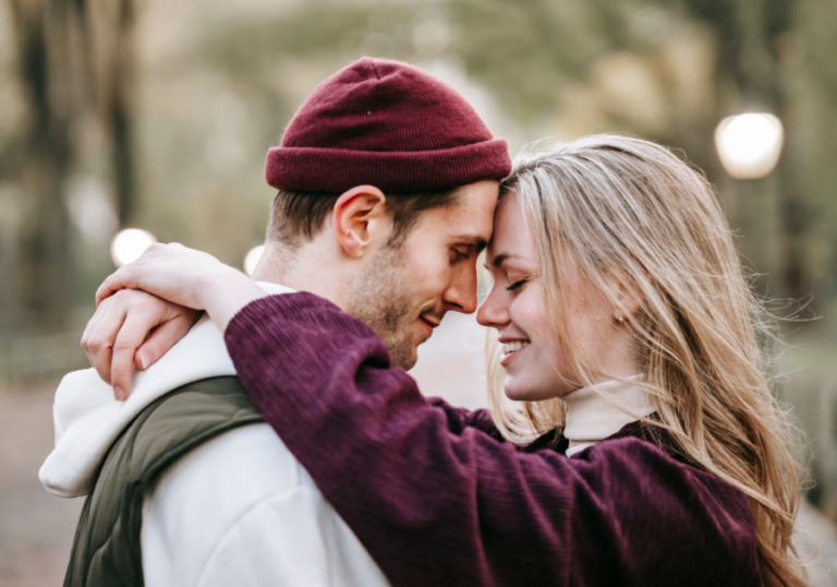 couple hugging face to face Types of Intimacy