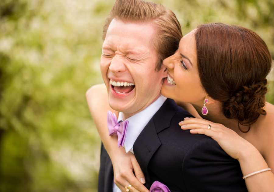 couple hugging woman biting man's ear Why Do I Want to Bite My Boyfriend?