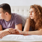 man and woman laying side by side how to apologize Apologize for Cheating