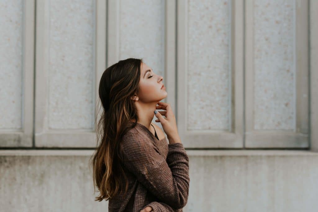 woman thinking, empath traits