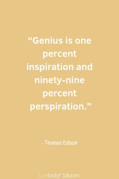 Thomas Edison quote Inspirational Quotes for Kids