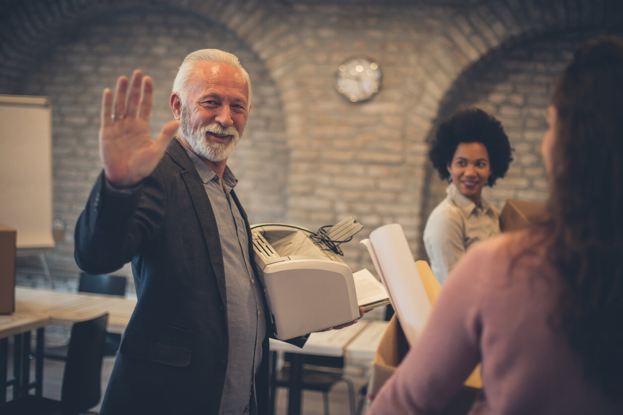saying goodbye to co-workers when you retire  