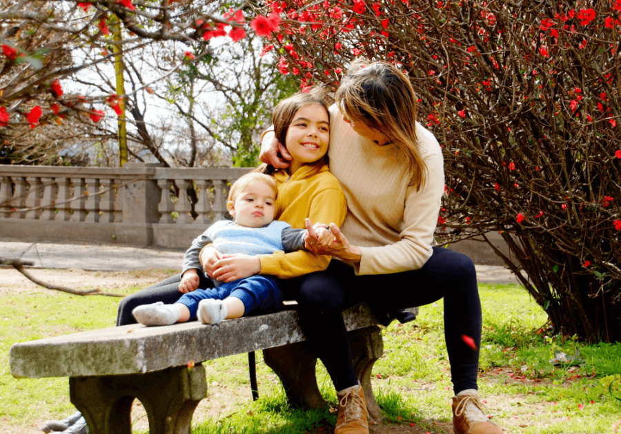 woman and child sitting outdoors nicknames for grandma