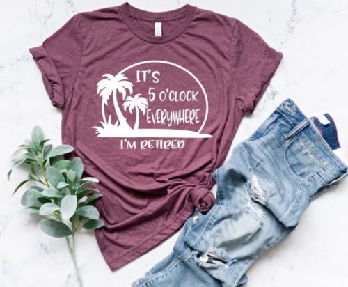 Retired 2022 retirement tee shirts