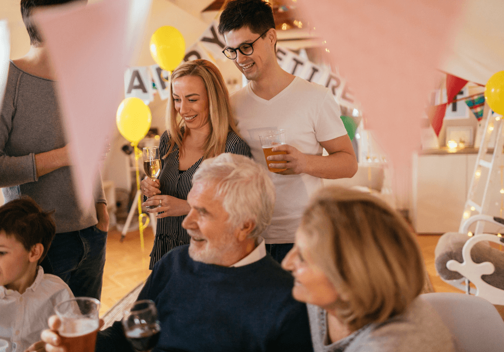 couple in a party retirement speech ideas