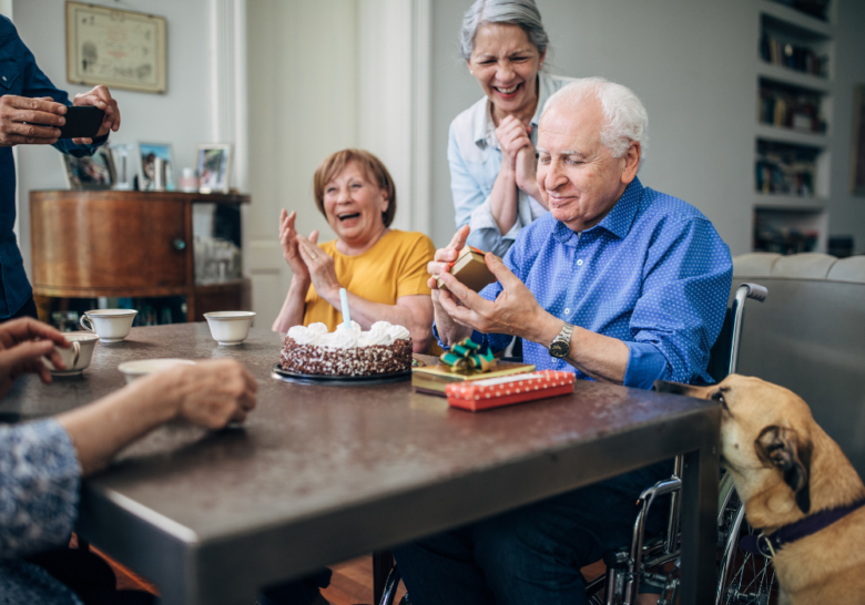 senior people gathered for a party funny retirement quotes